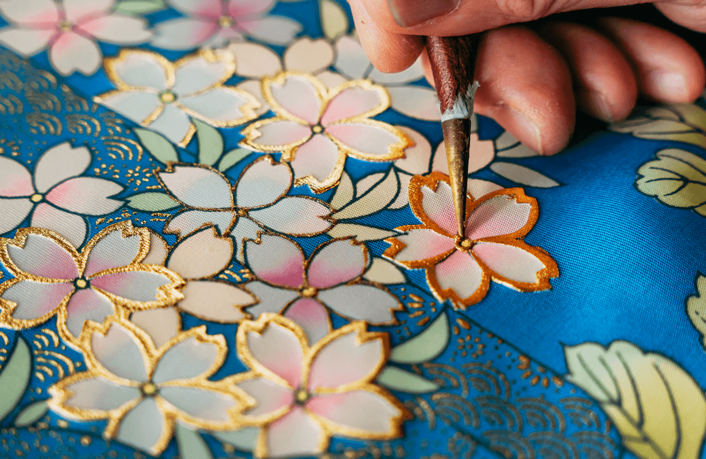 京都の着物職人に会う：金彩工芸体験 | Origami Concierge